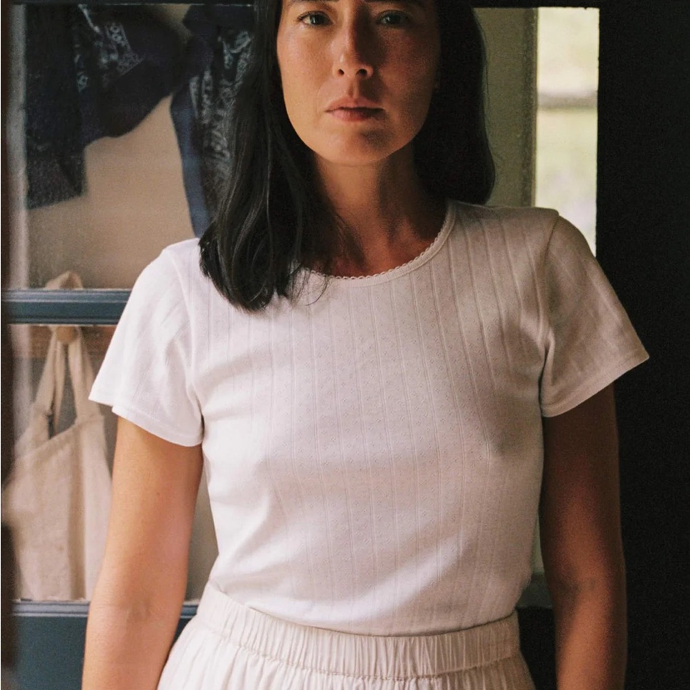 Christy Dawn Rayne White Tee
